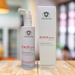 trisafe antimicrobial foot spray – odour & athlete’s foot protection